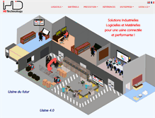 Tablet Screenshot of hdtechnology.com